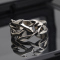 Damen kunstvoll gestalteter Ring mit organischen Elementen Shop Nory