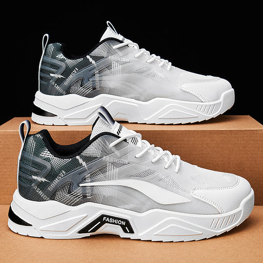 Herren Performance-Laufsneaker mit halbtransparentem Mesh-Obermaterial und sichtbarer Luftkammer Shopy Nory