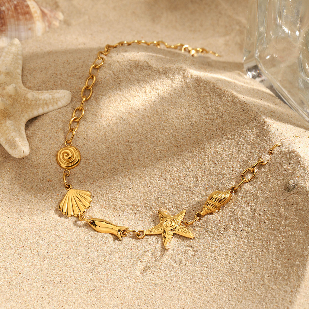 Damen Elegante Meerestier-Kette Shop Nory
