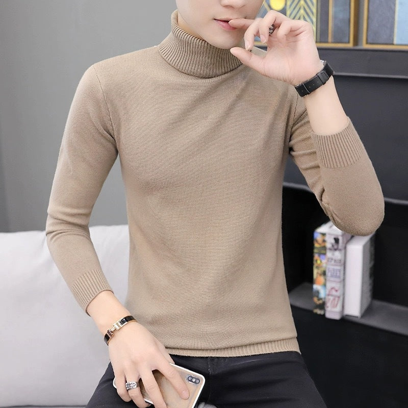 Herren bequemer Rollkragenpullover