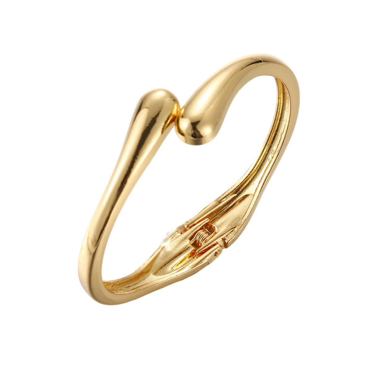 Damen Armband mit geschwungenem Design und funkelnden Akzenten Shop Nory