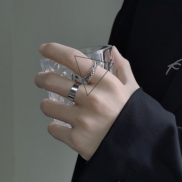 Damen Moderner und stilvoller Ring mit gewundenem Design Shop Nory