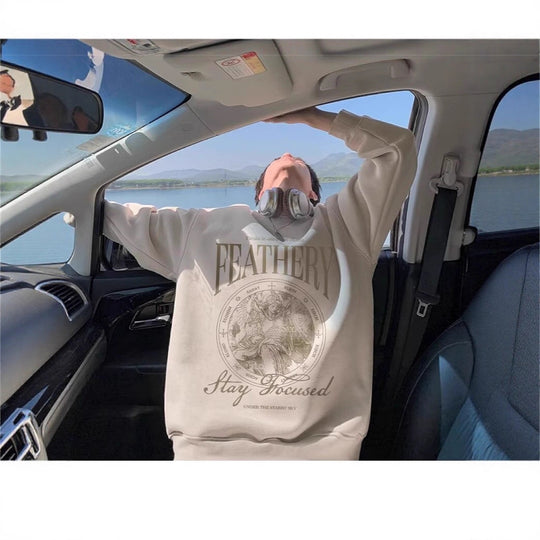 Unisex Lässiger Sweatshirt mit grafischem Druck Shop Nory