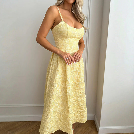 Damen Tailliertes Cocktailkleid mit schimmerndem Stoff und elegantem Bustier