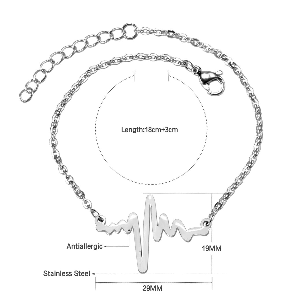 Damen Armband mit unendlichem Symbol aus antiallergischem Edelstahl Shop Nory