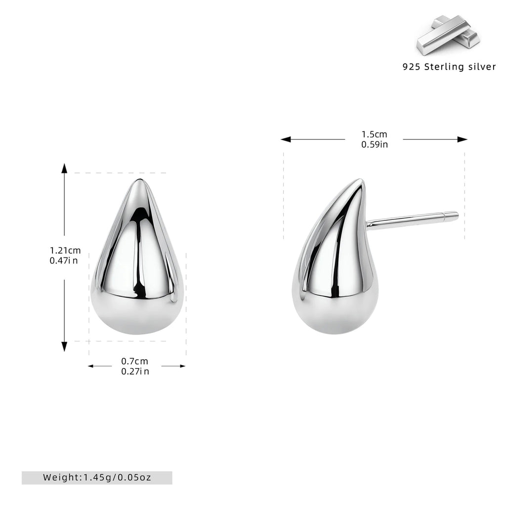 Damen Ohrstecker im eleganten Tropfen-Design Shop Nory