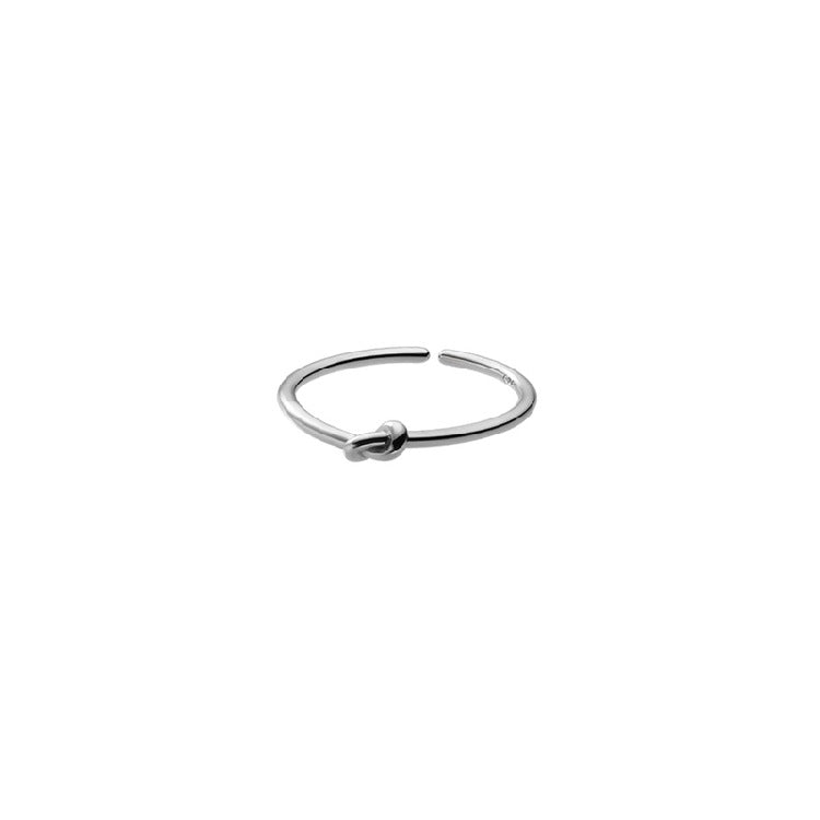 Damen filigraler Knotenring aus hochwertigem Silber Shop Nory
