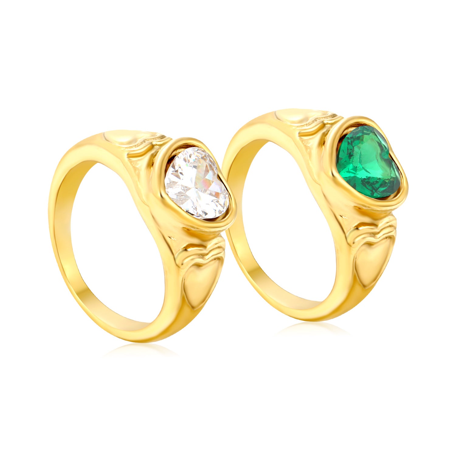 Damen verstellbarer Ring mit funkelndem Zirkonia Shop Nory