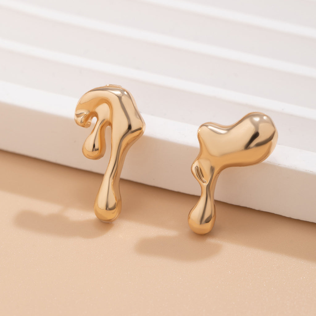 Damen Yacht-inspirierten Ohrstecker mit modernem, fließenden Design