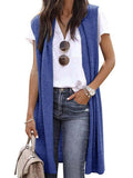 Damen Elegante Langstrickweste im lässigen Stil Shopnory