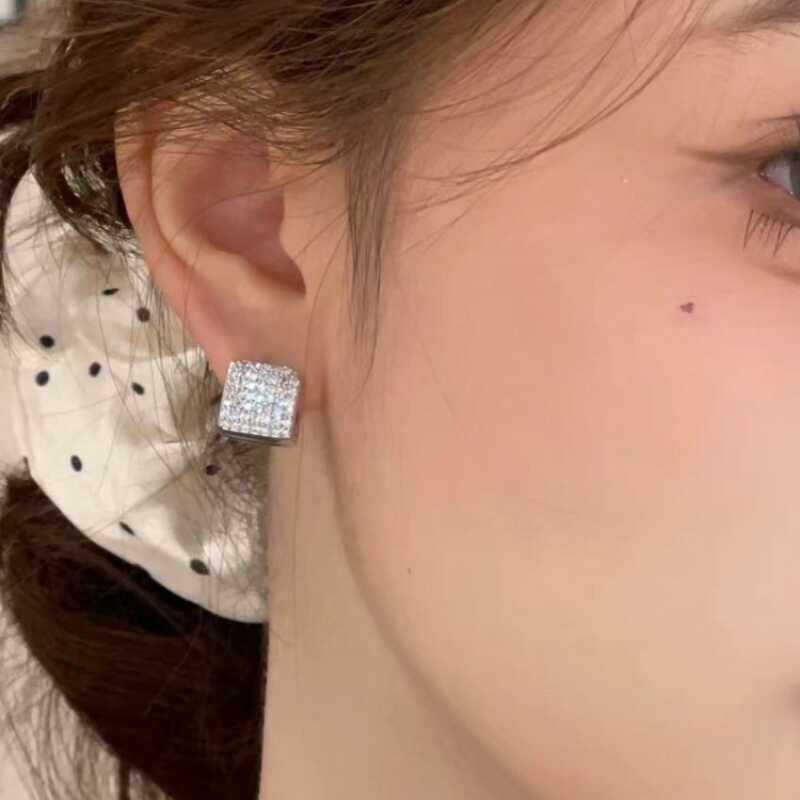 Damen filigrane Ohrringe mit zartem Kristalldekor Shop Nory