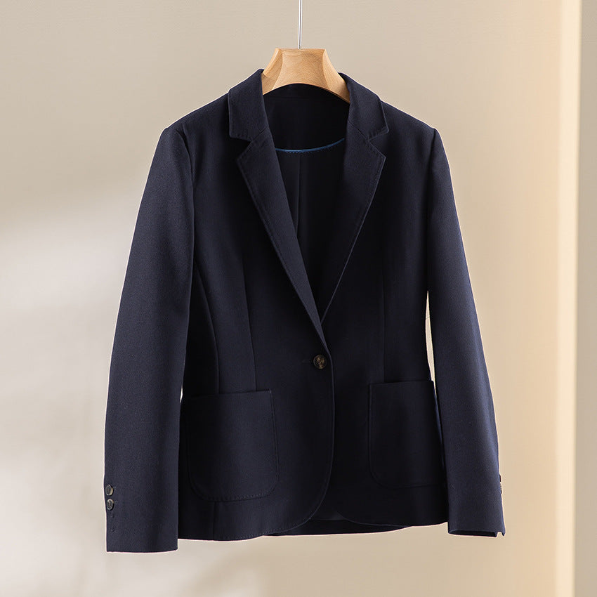 Damen Zweiteiliges Business-Kostüm mit tailliertem Blazer und weitem Midirock Shop Nory