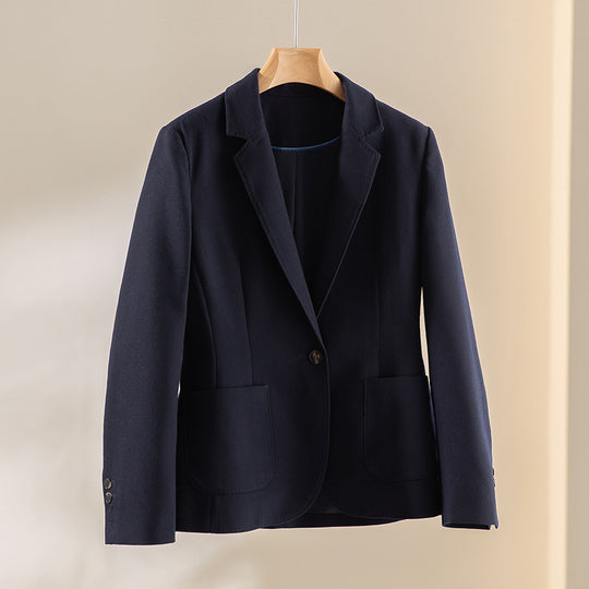 Damen Zweiteiliges Business-Kostüm mit tailliertem Blazer und weitem Midirock Shop Nory