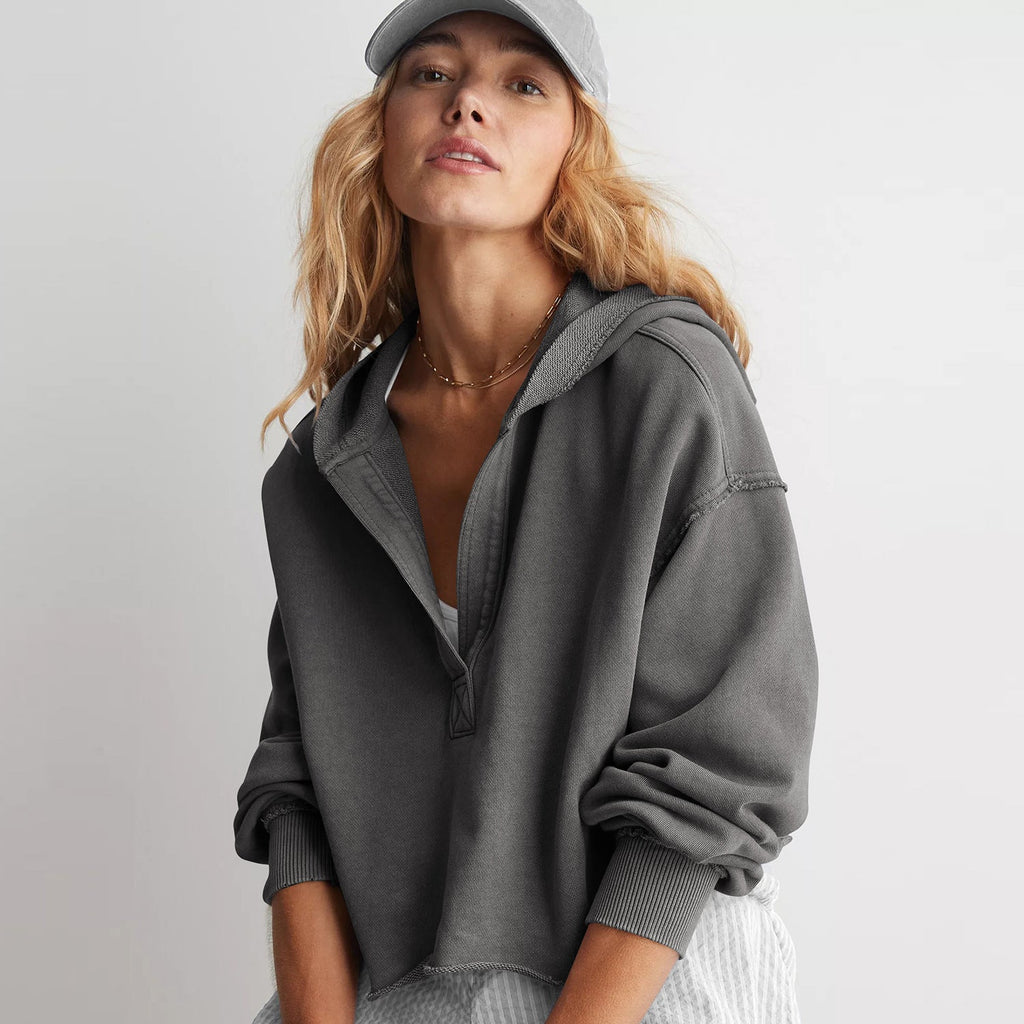 Damen Oversized Kapuzenpullover