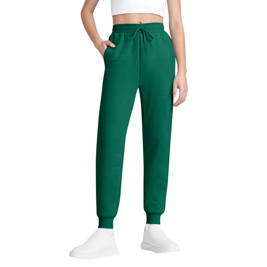 Damen nan schlanke hochgeschnittene Jogginghose mit Tunnelzug, Eingrifftaschen und Bündchen Shop Nory