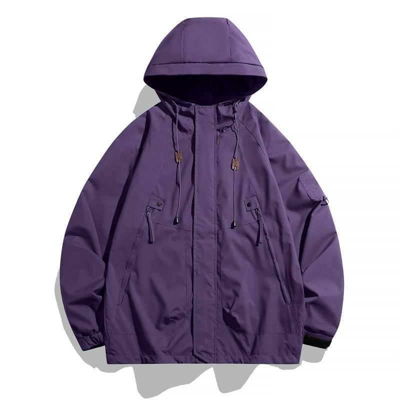 Damen technische Funktionsjacke mit verstellbarem Kapuzensystem und robustem Wetterschutz