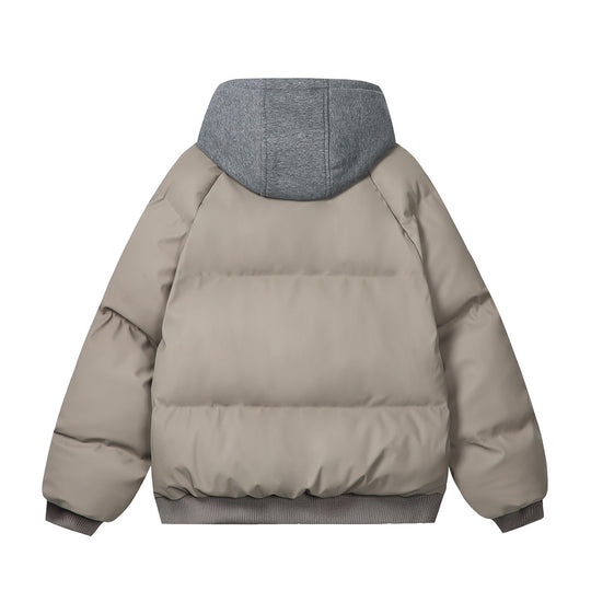 Damen Modische Steppjacke mit abnehmbarer Kapuze Shop Nory
