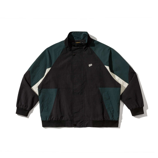 Unisex Boxy-Trackjacke im Retro-Utility-Look mit hohem Funnelkragen Shop Nory