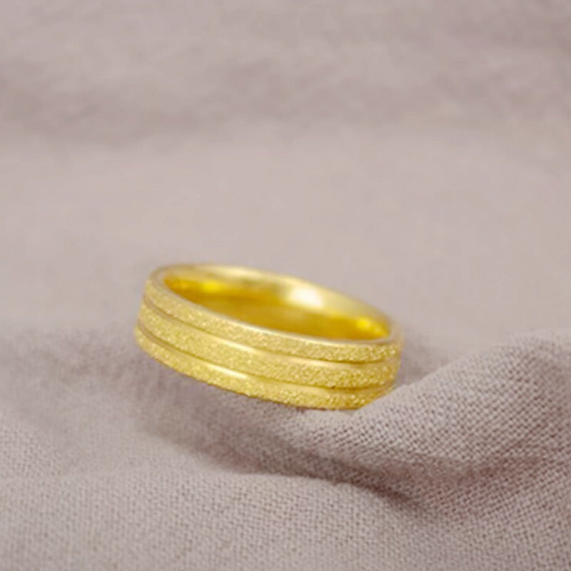 Herren Ring mit modernem strukturiertem Oberflächenfinish Shop Nory