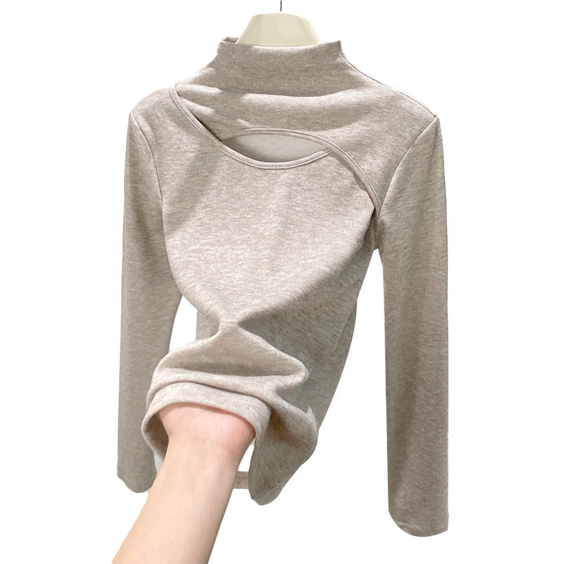 Damen Langarmshirt mit modischem Cut-Out Shop Nory