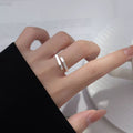 Damen minimalistischer Ring mit geschichtetem Design Shop Nory