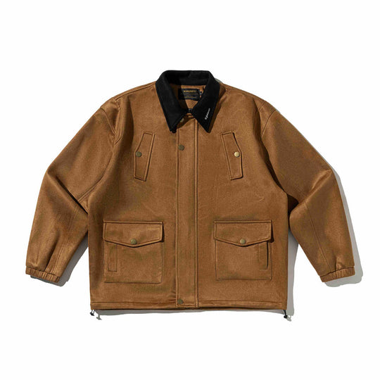 Herren Wollmix-Fieldblouson mit Cordkragen und Utility-Taschen Shop Nory