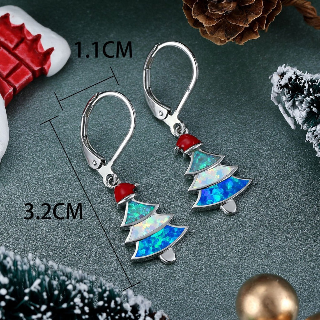 Damen Weihnachtsbaum Ohrringe Shop Nory