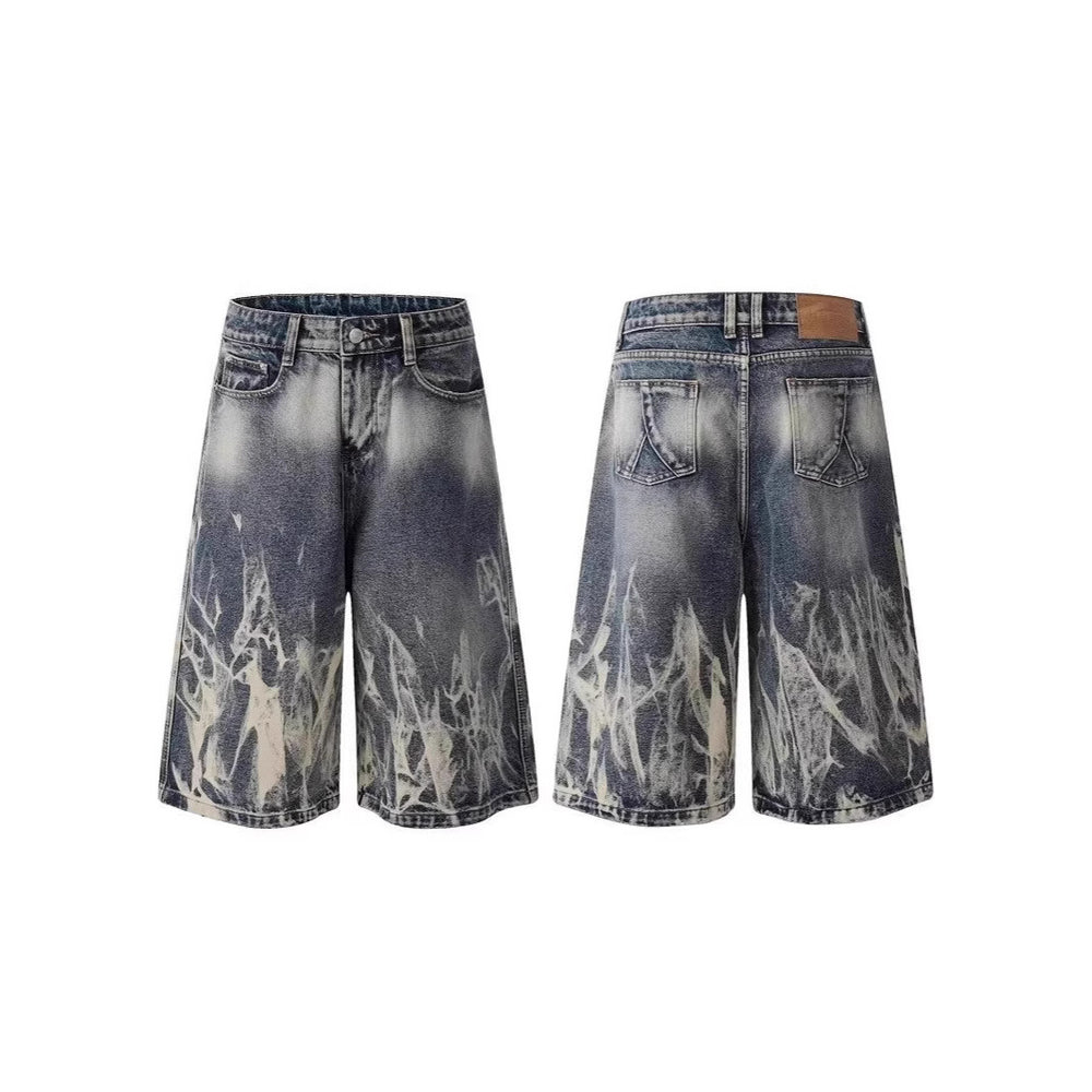 Herren modische Baggy-Shorts im Used-Look Shop Nory