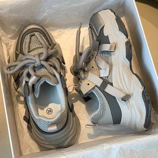 Damen Chunky-Sneaker mit atmungsaktiver Sohle und verstärktem Halt