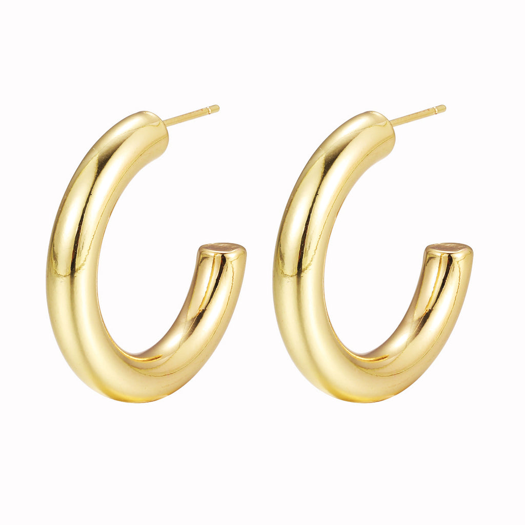 Damen Creolen mit trendy Zwirbelstruktur Shop Nory