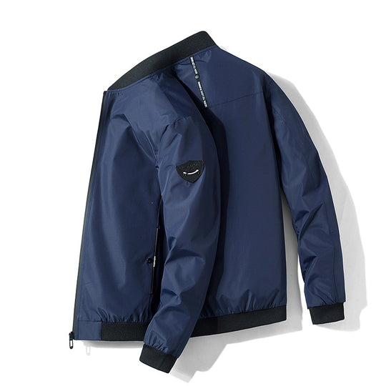 Herren Urbaner Microfaser-Bomber mit wasserabweisender Membran und verdecktem Frontzip Shop Nory