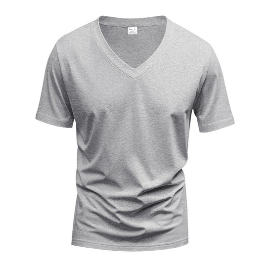 Herren Funktions-T-Shirt mit V-Ausschnitt aus atmungsaktivem Material