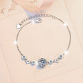 Damen zarte Armband mit funkelnden Sternen und Kristallen Shop Nory