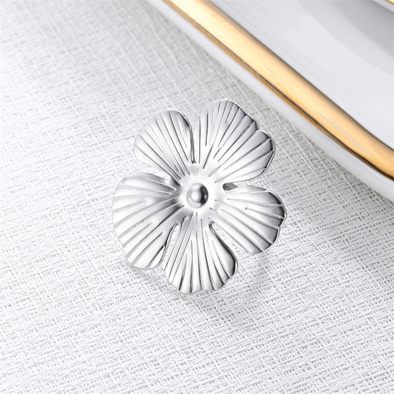 Damen Ring im kunstvollen Blumenmotiv Shop Nory