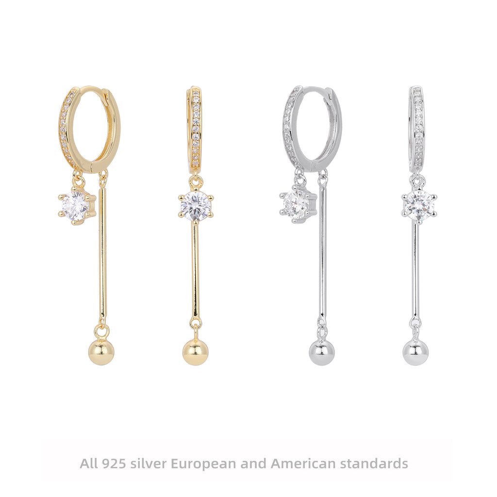 Damen Ohrhänger mit funkelndem Zirkon und elegantem Design Shop Nory
