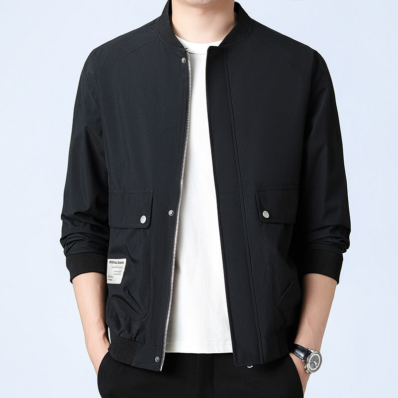 Herren Sportliche Bomberjacke mit Taschen Shop Nory