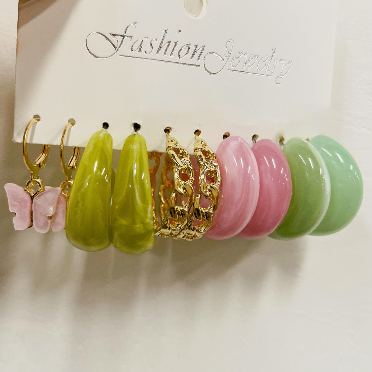 Damen Ohrschmuck-Set mit kreativen und bunten Designs Shop Nory