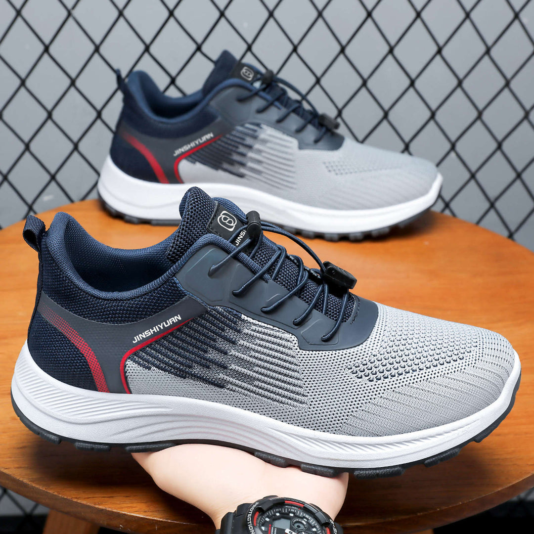 Damen nan ultraleichter Strick-Freizeitsneaker mit Schnellzugverschluss, verstärkter Fersenlasche und ergonomischer Wellen-EVA-Sohle Shop Nory