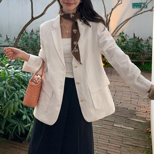 Damen Eleganter Blazer mit strukturiertem Design Shop Nory