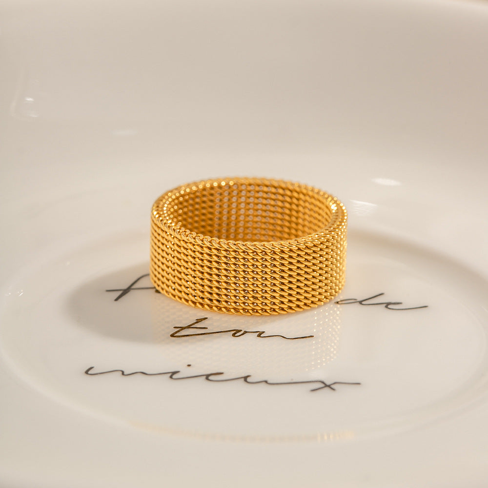 Damen Eleganter und stilvoller Mesh-Ring Shop Nory