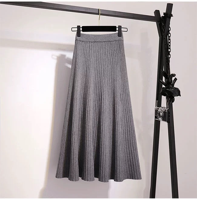Damen Fließender Plisseerock Shop Nory