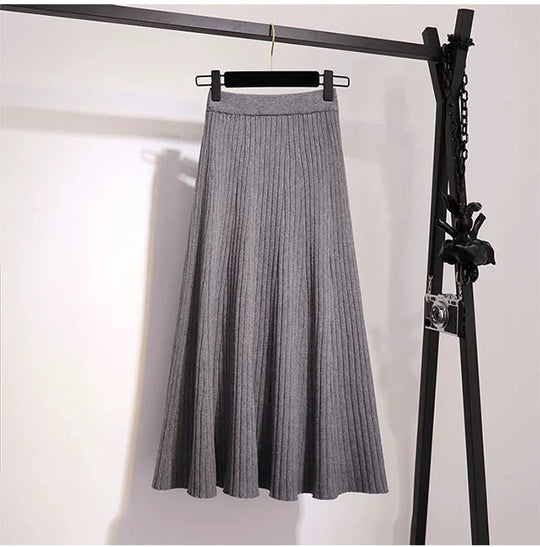 Damen Fließender Plisseerock Shop Nory