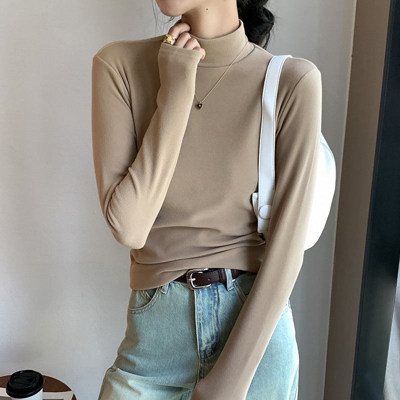 Damen Langarmshirt mit hohem Kragen Shop Nory 1787619958