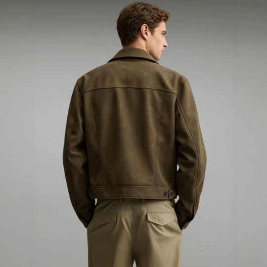 Herren Modische Kurzjacke mit großen Taschen