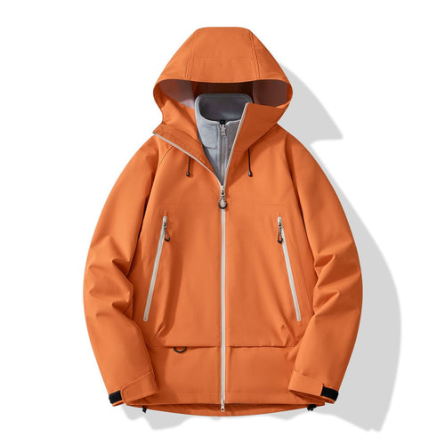 Herren technisch-isolierende Softshelljacke mit Kapuze und Fleece-Innenkragen Shop Nory