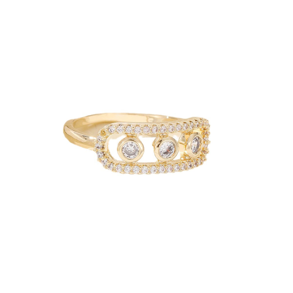 Damen schicker Ring mit funkelnden Zirkonia Shop Nory