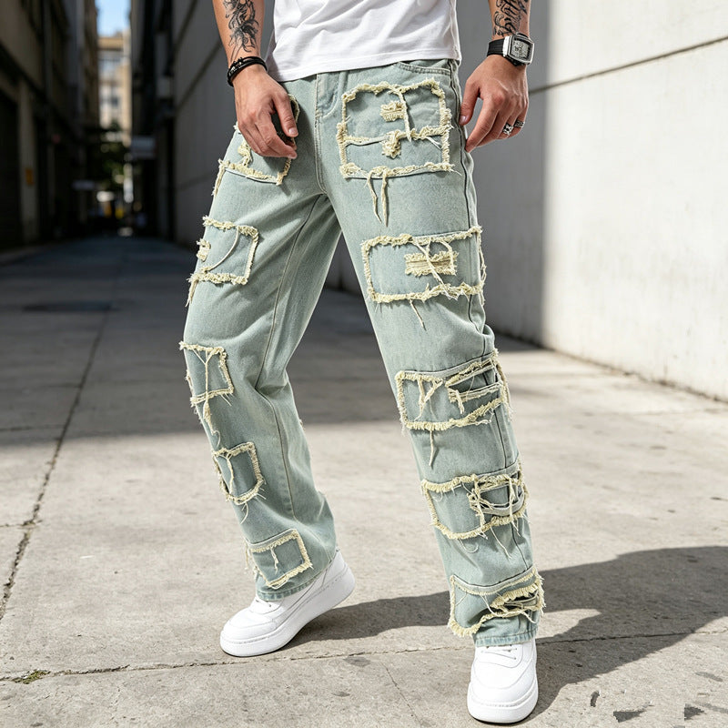 Herren Modische und lässige Jeanshose Shop Nory