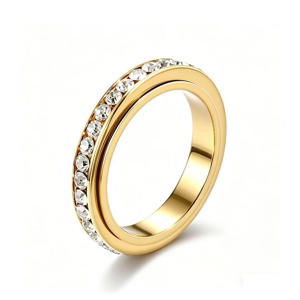 Damen Ring mit elegantem Zirkonia-Besatz Shop Nory