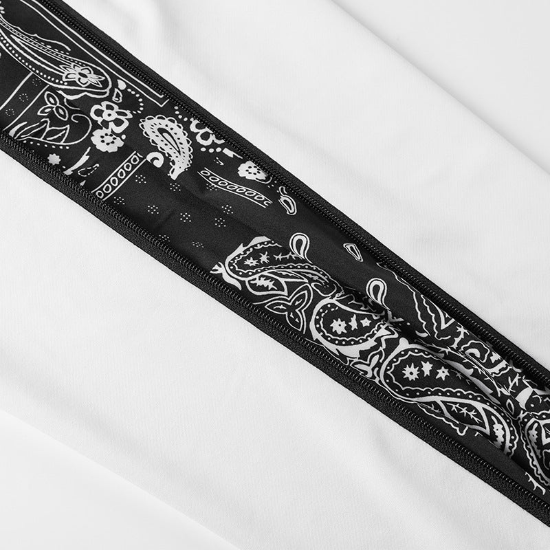 Herren Locker geschnittene Jogginghose mit Bandana-Seiteneinsätzen und elastischem Saum Shop Nory