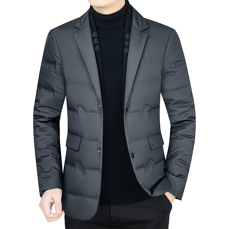 Herren Gepolstertes Business-Sakko mit gesteppter Optik und Notch-Revers Shop Nory